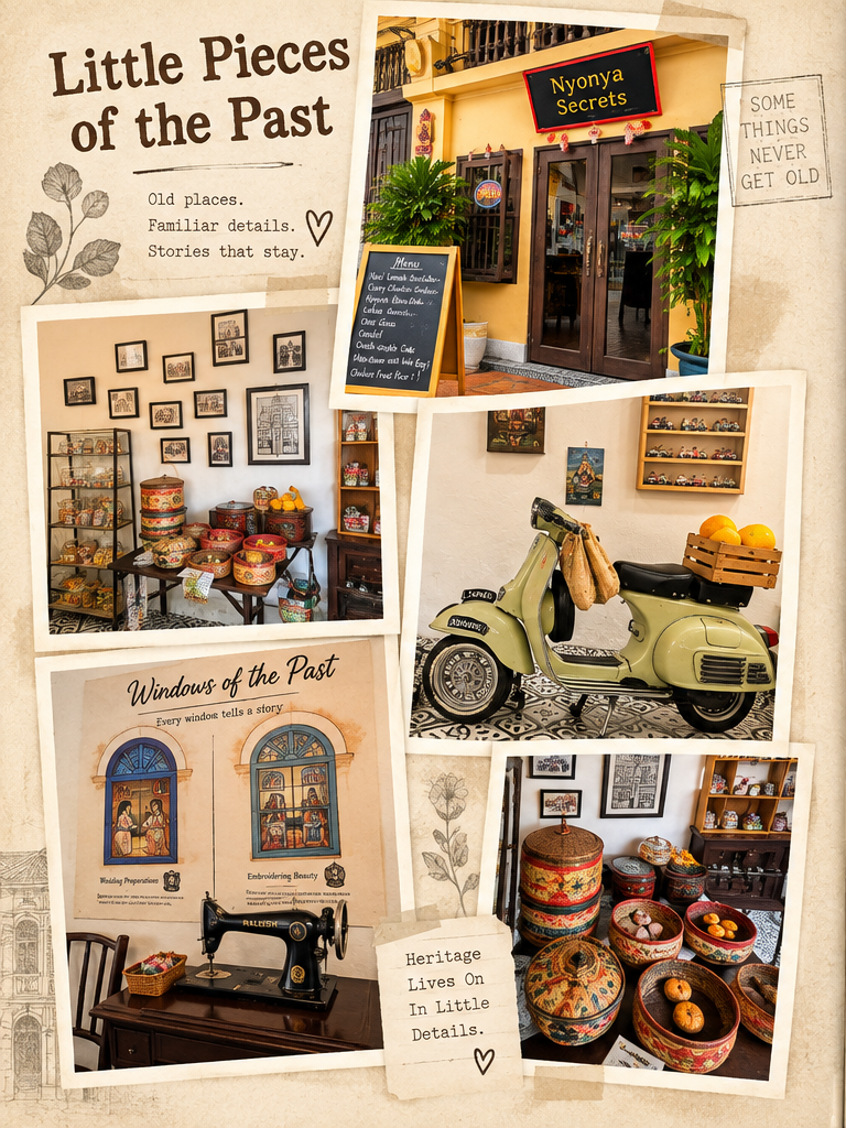 Little Pieces of the Past — a scrapbook of nostalgic details around Nyonya Secrets