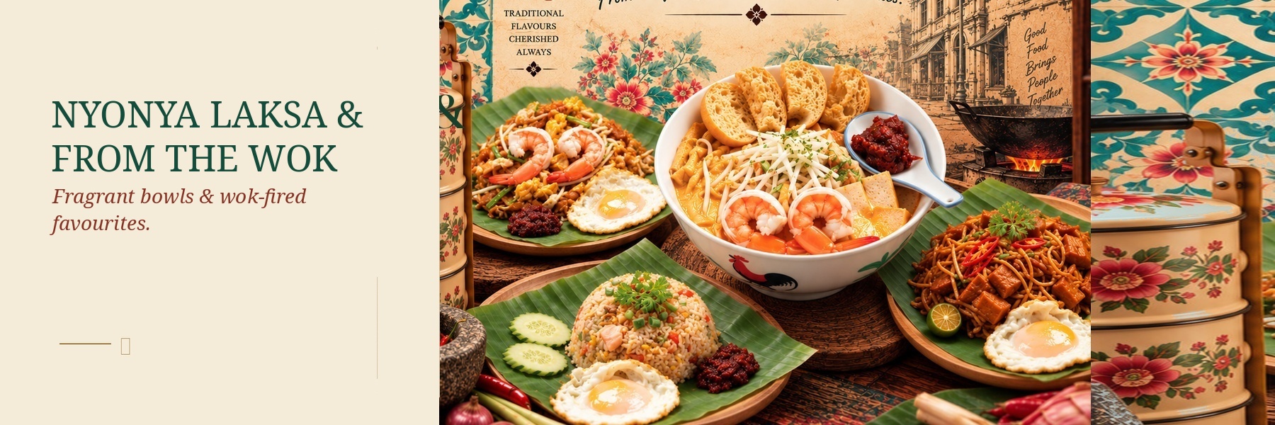 Nyonya Laksa & From The Wok